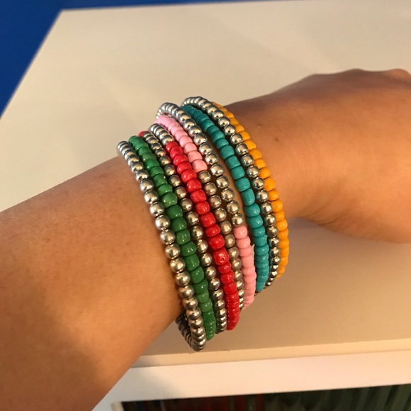 Wire & bead bracelet - Picture 4 of 4